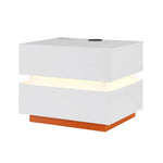 Artiss Smart Bedside Table LED Wireless Charging Ada - Furniture > Bedroom > Bedside Tables