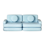 Artiss Sofa Bed 160CM DIY Couch Velvet Blue - Furniture > Living Room