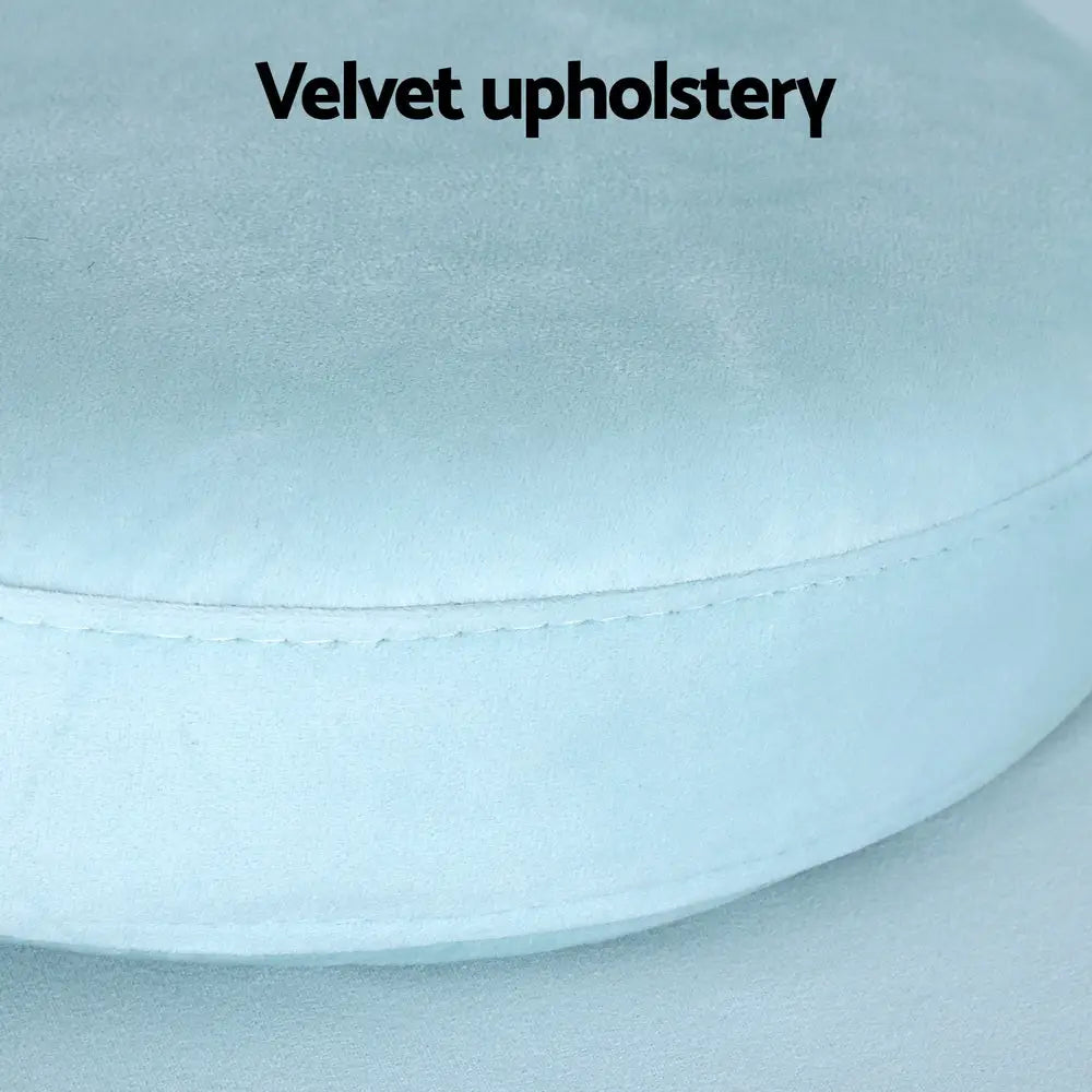 Artiss Sofa Bed 160CM DIY Couch Velvet Blue - Furniture > Living Room