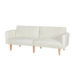 Artiss Sofa Bed 195CM Beige Faux Linen - Furniture > Living Room