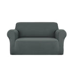 Artiss Sofa Cover Couch Covers 2 Seater Stretch Grey - Furniture > Sofas