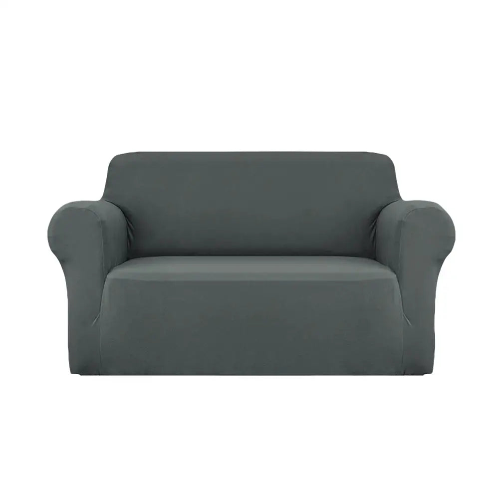 Artiss Sofa Cover Couch Covers 2 Seater Stretch Grey - Furniture > Sofas