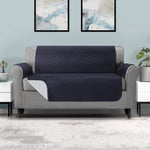 Artiss Sofa Cover Couch Covers 3 Seater 100% Water Resistant Dark Grey - Furniture > Sofas