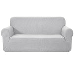 Artiss Sofa Cover Couch Covers 3 Seater High Stretch Grey - Furniture > Sofas