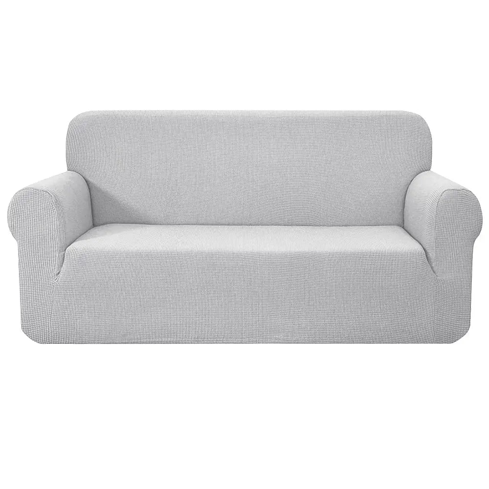 Artiss Sofa Cover Couch Covers 3 Seater High Stretch Grey - Furniture > Sofas
