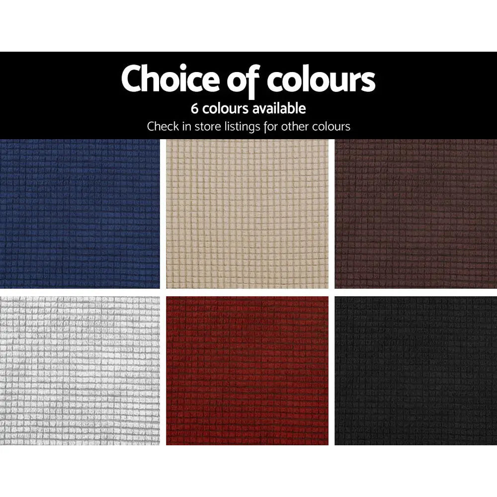 Artiss Sofa Cover Couch Covers 3 Seater High Stretch Grey - Furniture > Sofas
