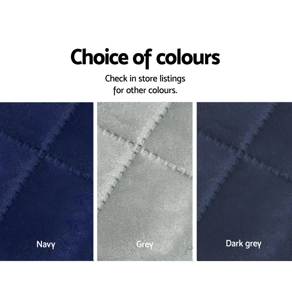 Artiss Sofa Cover Couch Covers 3 Seater Quilted Dark Grey - Furniture > Sofas