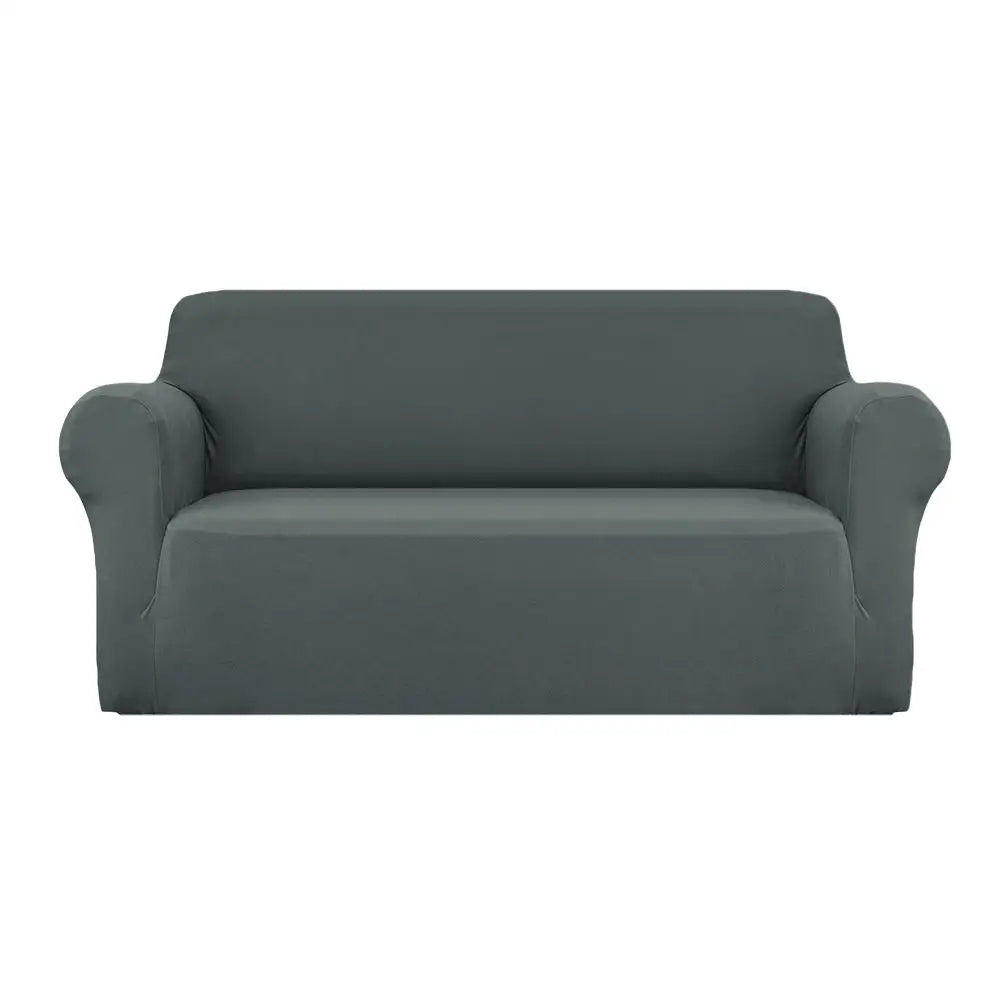 Artiss Sofa Cover Couch Covers 3 Seater Stretch Grey - Furniture > Sofas