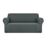Artiss Sofa Cover Couch Covers 3 Seater Stretch Grey - Furniture > Sofas