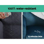 Artiss Sofa Cover Couch Covers 4 Seater 100% Water Resistant Dark Grey - Furniture > Sofas
