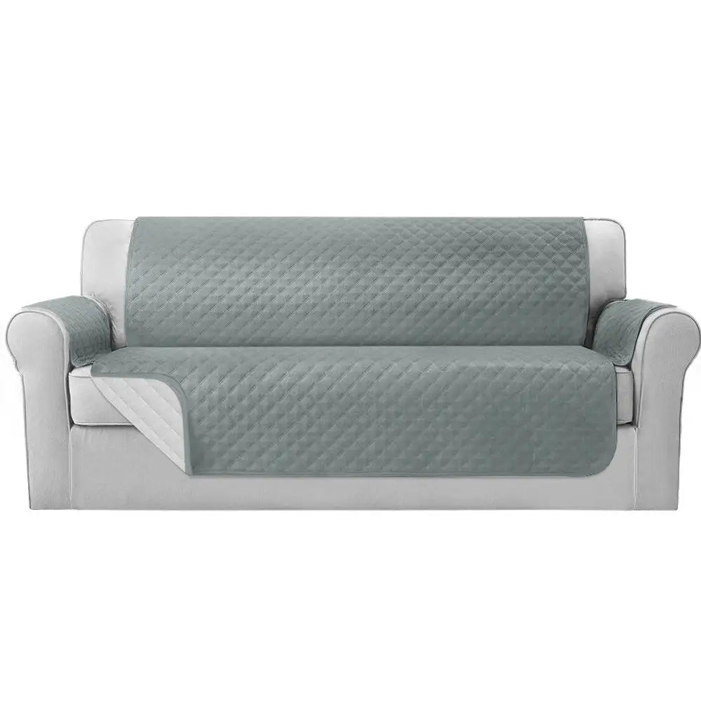 Artiss Sofa Cover Couch Covers 4 Seater 100% Water Resistant Grey - Furniture > Sofas