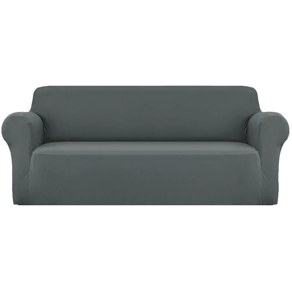 Artiss Sofa Cover Couch Covers 4 Seater Stretch Grey - Furniture > Sofas