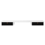Artiss Standing Desk Desktop Storage Rack Shelf Removable Bookshelf Drawer 120cm - Furniture > Office > Desks