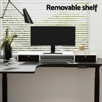 Artiss Standing Desk Desktop Storage Rack Shelf Removable Bookshelf Drawer 120cm - Furniture > Office > Desks