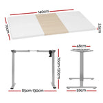 Artiss Standing Desk Electric Sit Stand Desks 140CM - Furniture > Office > Desks
