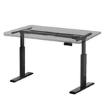 Artiss Standing Desk Frame Only Dual Motor Motorised Black - Furniture > Office
