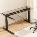 Artiss Standing Desk Frame Only L-shape Motorised - Furniture > Office > Desks