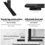 Artiss Standing Desk Frame Only Motorised Black - Furniture > Office