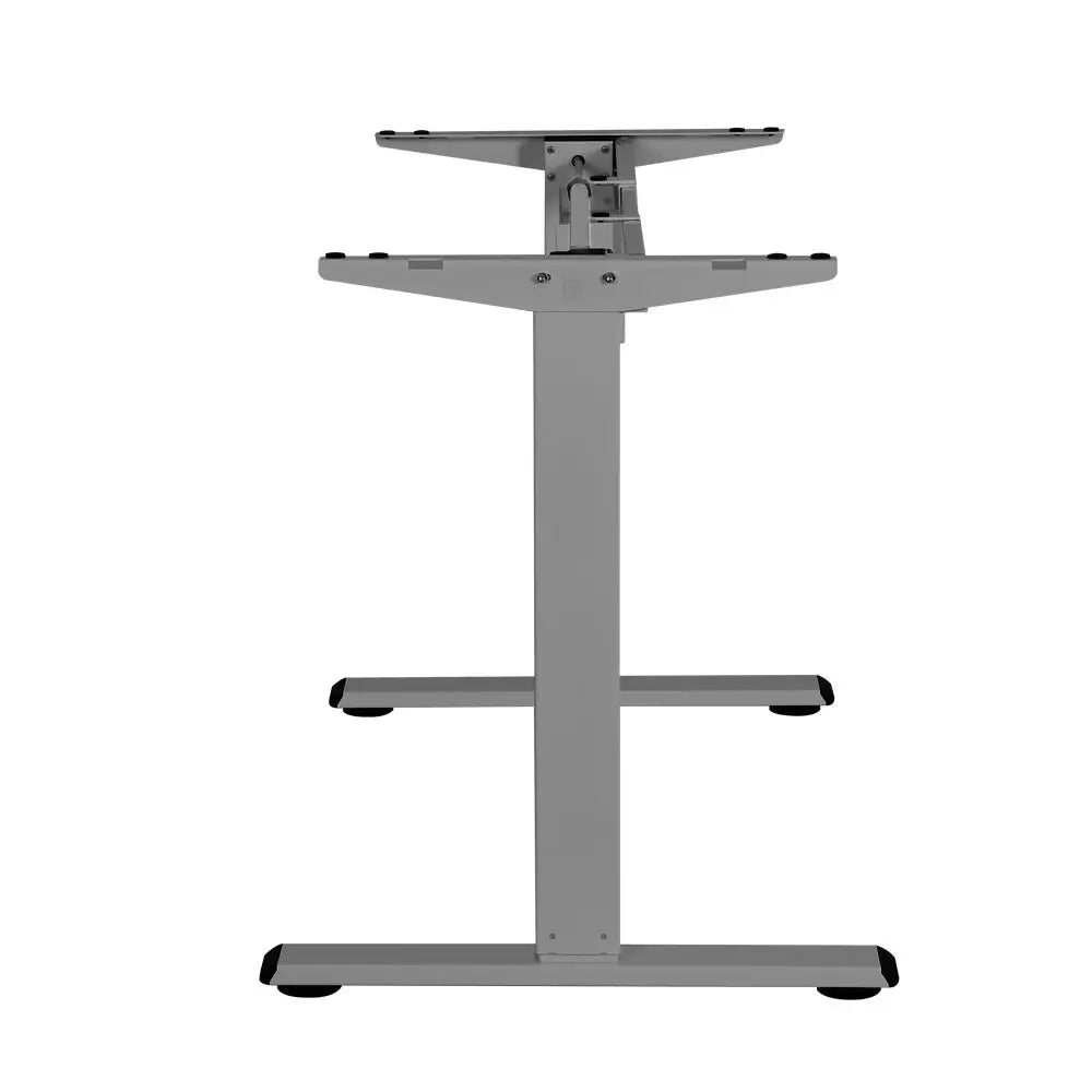 Artiss Standing Desk Frame Only Motorised Grey - Furniture > Office
