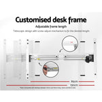 Artiss Standing Desk Frame Only Motorised White - Furniture > Office