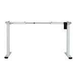 Artiss Standing Desk Frame Only Motorised White - Furniture > Office