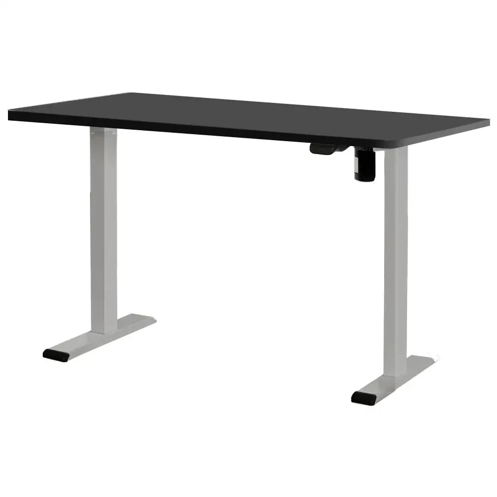 Artiss Standing Desk Motorised 140CM Black - Furniture > Office