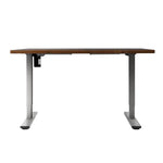 Artiss Standing Desk Motorised 140CM Rustic Brown - Furniture > Office