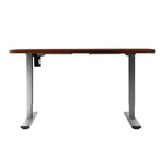 Artiss Standing Desk Motorised 140CM Walnut - Furniture > Office