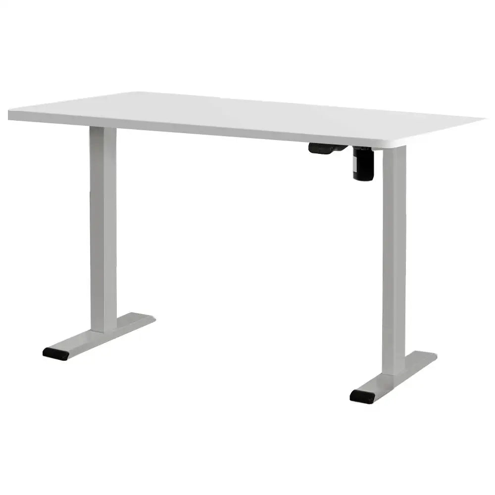 Artiss Standing Desk Motorised 140CM White - Furniture > Office