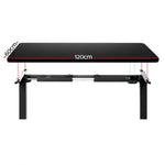 Artiss Standing Desk Motorised Black 120CM - Furniture > Office
