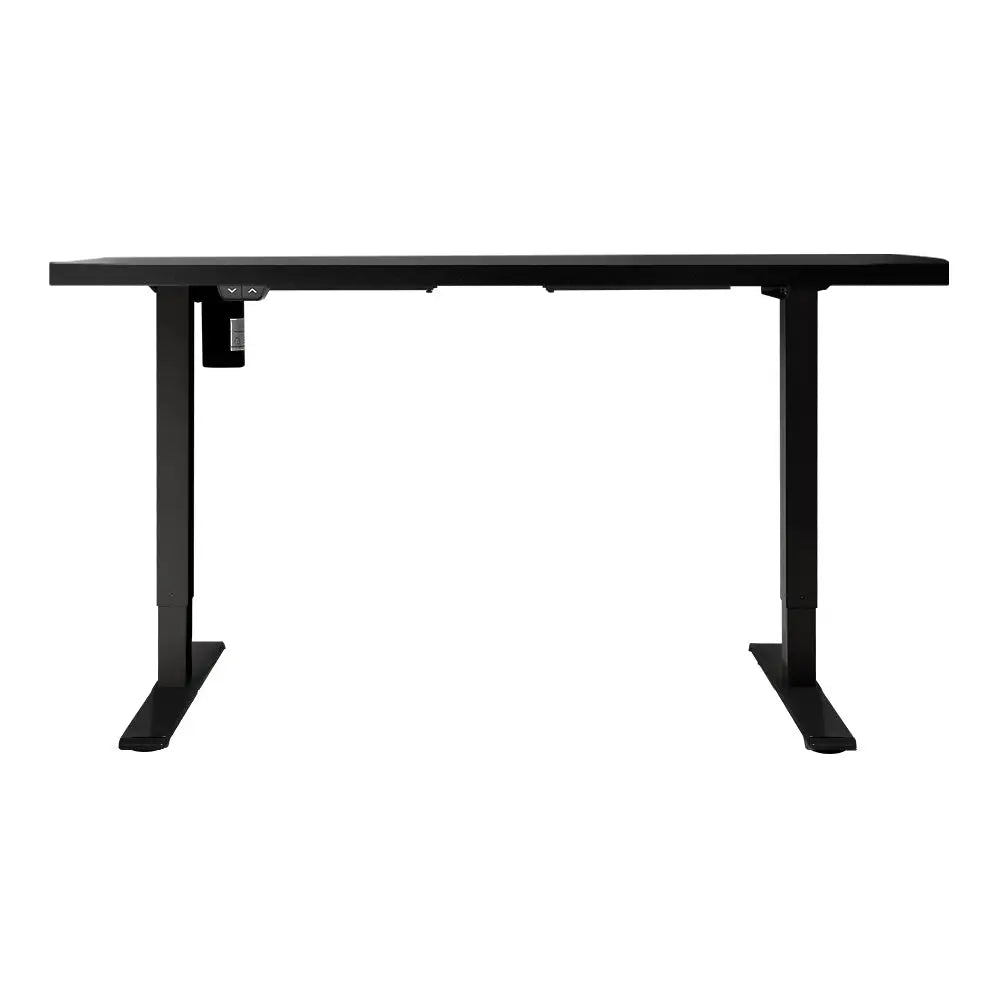 Artiss Standing Desk Motorised Black 140CM - Furniture > Office