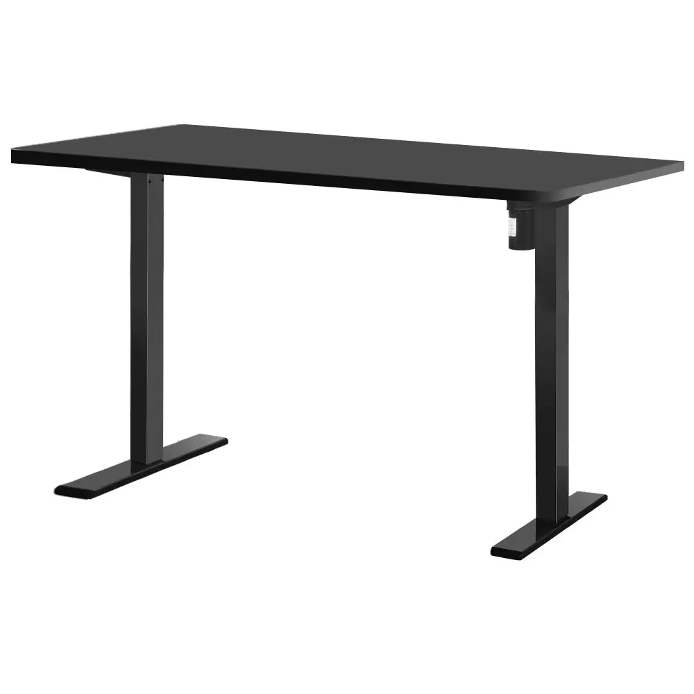 Artiss Standing Desk Motorised Black 140CM - Furniture > Office
