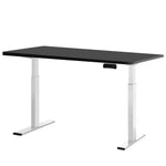 Artiss Standing Desk Motorised Dual Motor 120CM Black - Furniture > Office