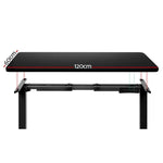 Artiss Standing Desk Motorised Dual Motor Black 120CM - Furniture > Office