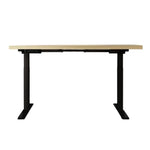 Artiss Standing Desk Motorised Dual Motor White Oak 140CM - Furniture > Office