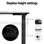 Artiss Standing Desk Motorised Electric Dual Motor 120CM - Furniture > Office > Desks