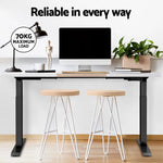 Artiss Standing Desk Motorised Electric Dual Motor 120CM - Furniture > Office > Desks
