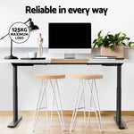 Artiss Standing Desk Motorised Electric Dual Motor 140CM - Furniture > Office > Desks