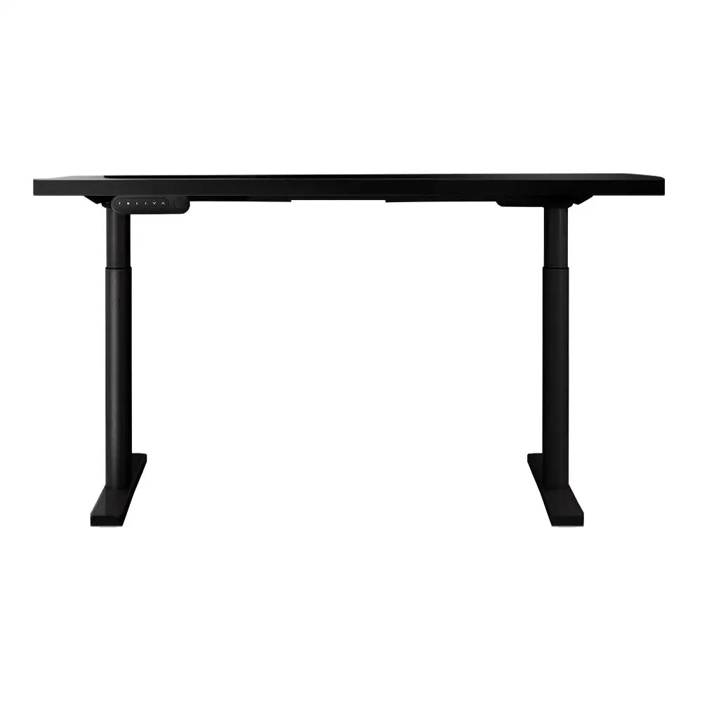 Artiss Standing Desk Motorised Electric Dual Motor Black 120CM - Furniture > Office