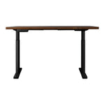 Artiss Standing Desk Motorised Electric Dual Motor Rustic Brown 120CM - Furniture > Office
