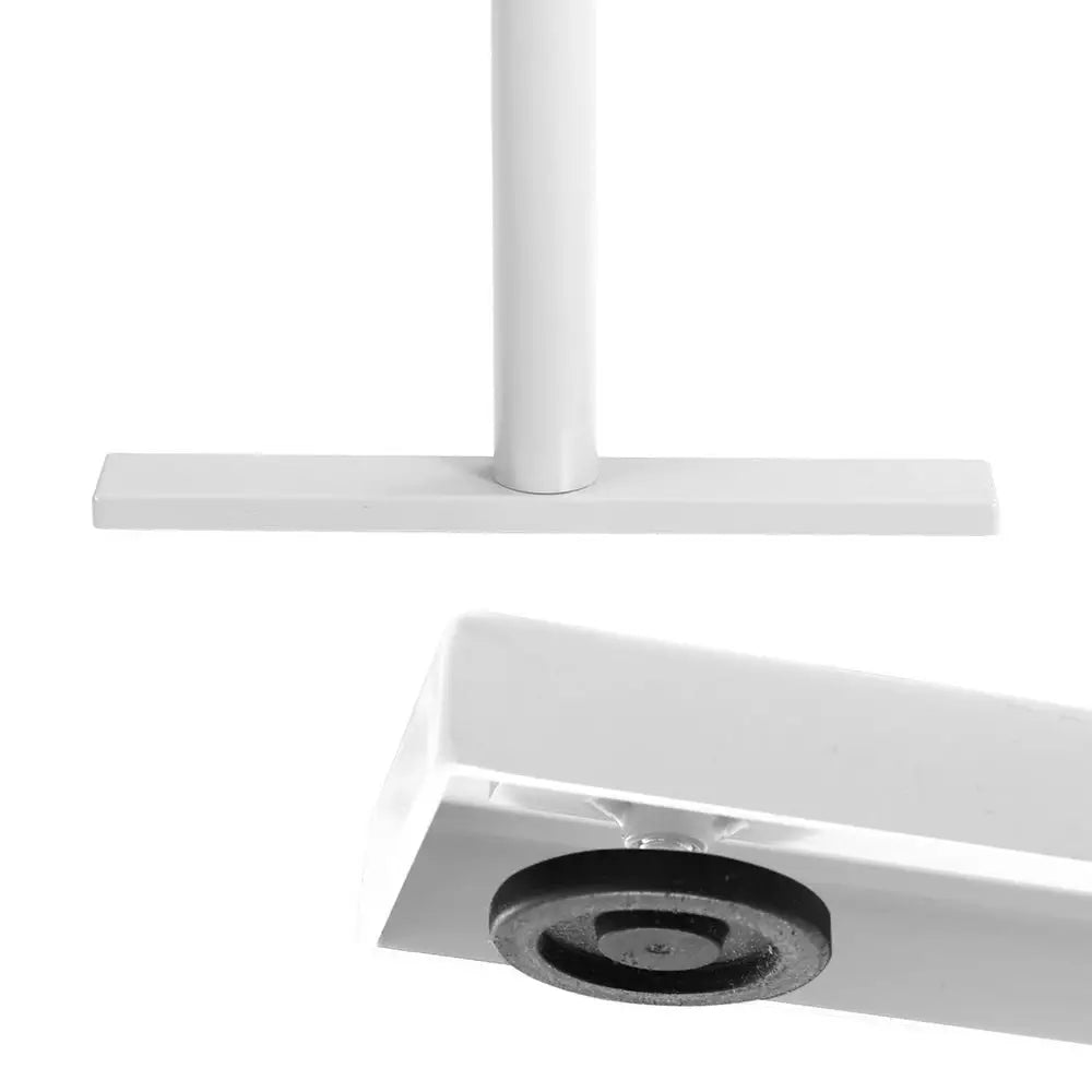 Artiss Standing Desk Motorised Electric Dual Motor Splice White Pine 120CM - Furniture > Office > Desks