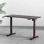 Artiss Standing Desk Motorised Gaming Desks Black 140CM - Furniture > Office