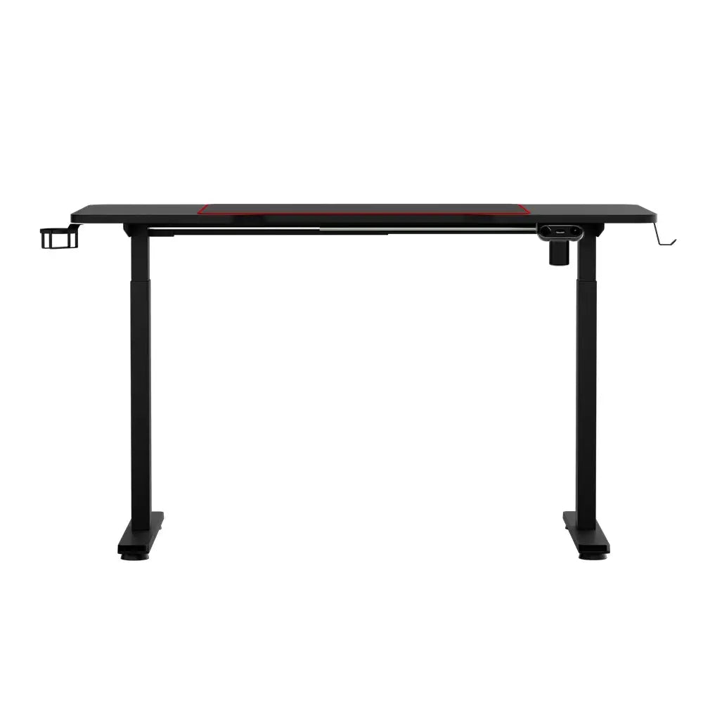 Artiss Standing Desk Motorised Gaming Desks Black 140CM - Furniture > Office