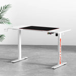 Artiss Standing Desk Motorised Gaming Desks White 140CM - Furniture > Office