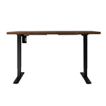 Artiss Standing Desk Motorised Rustic Brown 120CM - Furniture > Office