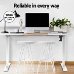 Artiss Standing Desk Motorised Sit Stand Desks 120CM - Furniture > Office > Desks
