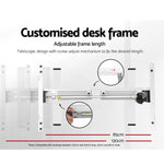 Artiss Standing Desk Motorised Sit Stand Desks Black 140CM - Furniture > Office