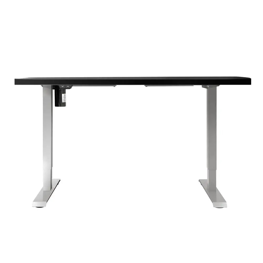 Artiss Standing Desk Motorised Sit Stand Desks Black 140CM - Furniture > Office