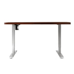 Artiss Standing Desk Motorised Sit Stand Desks Walnut 140CM - Furniture > Office