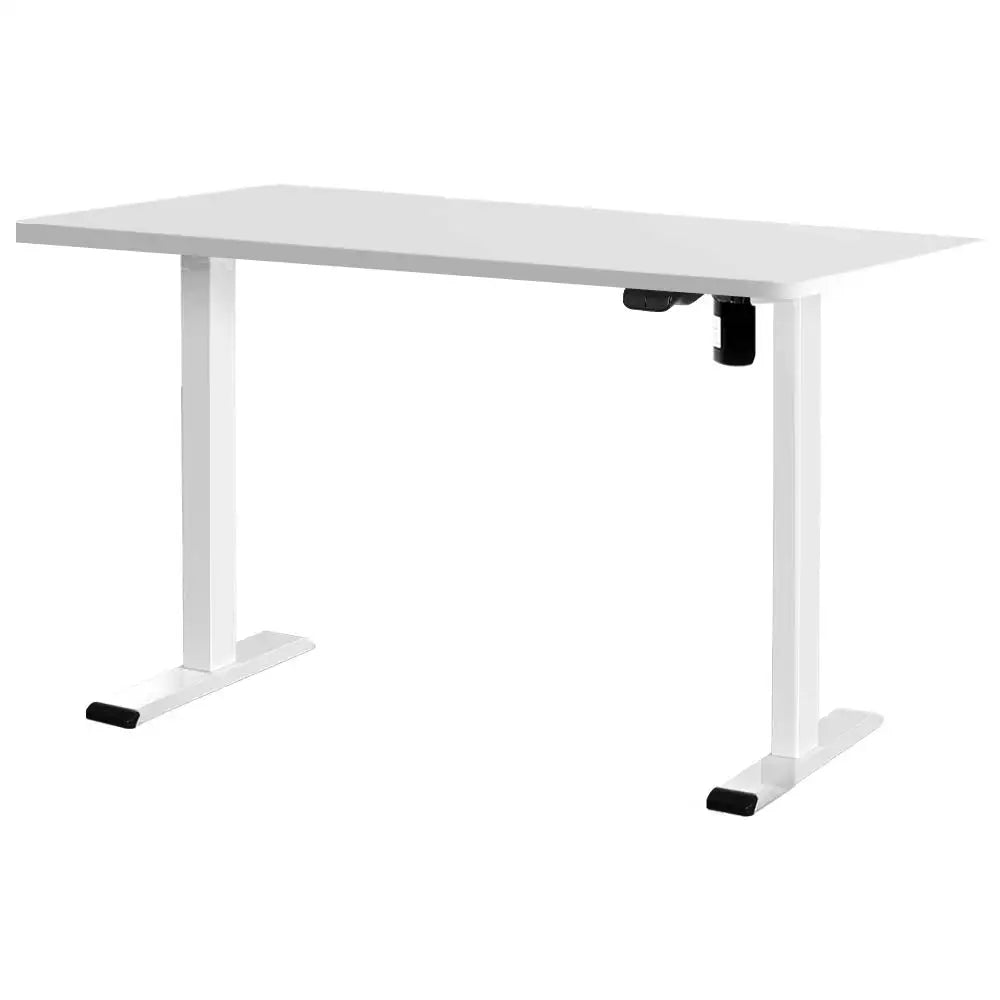 Artiss Standing Desk Motorised Sit Stand Desks White 140CM - Furniture > Office